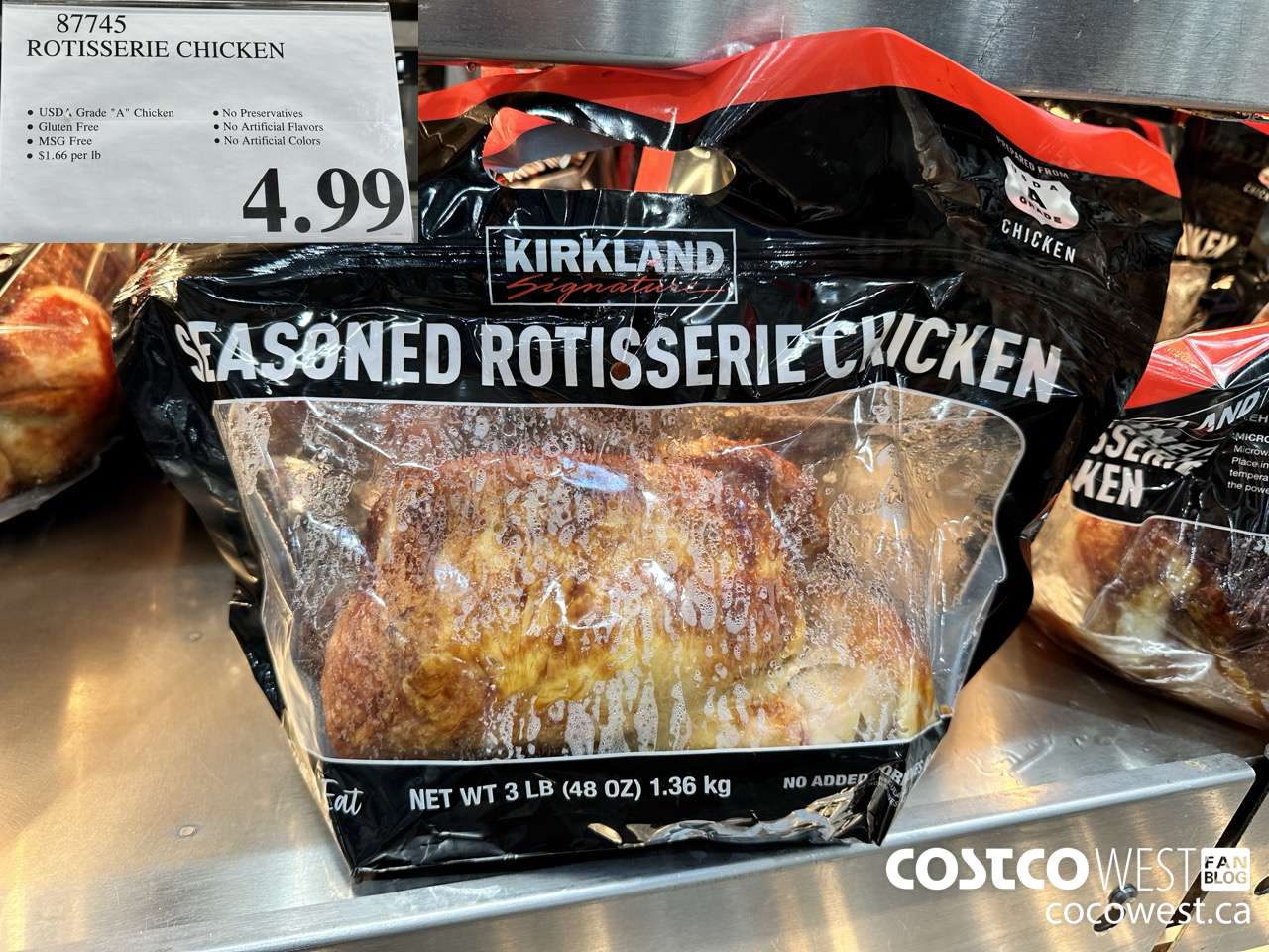 87745 ROTISSERIE CHICKEN $4.99