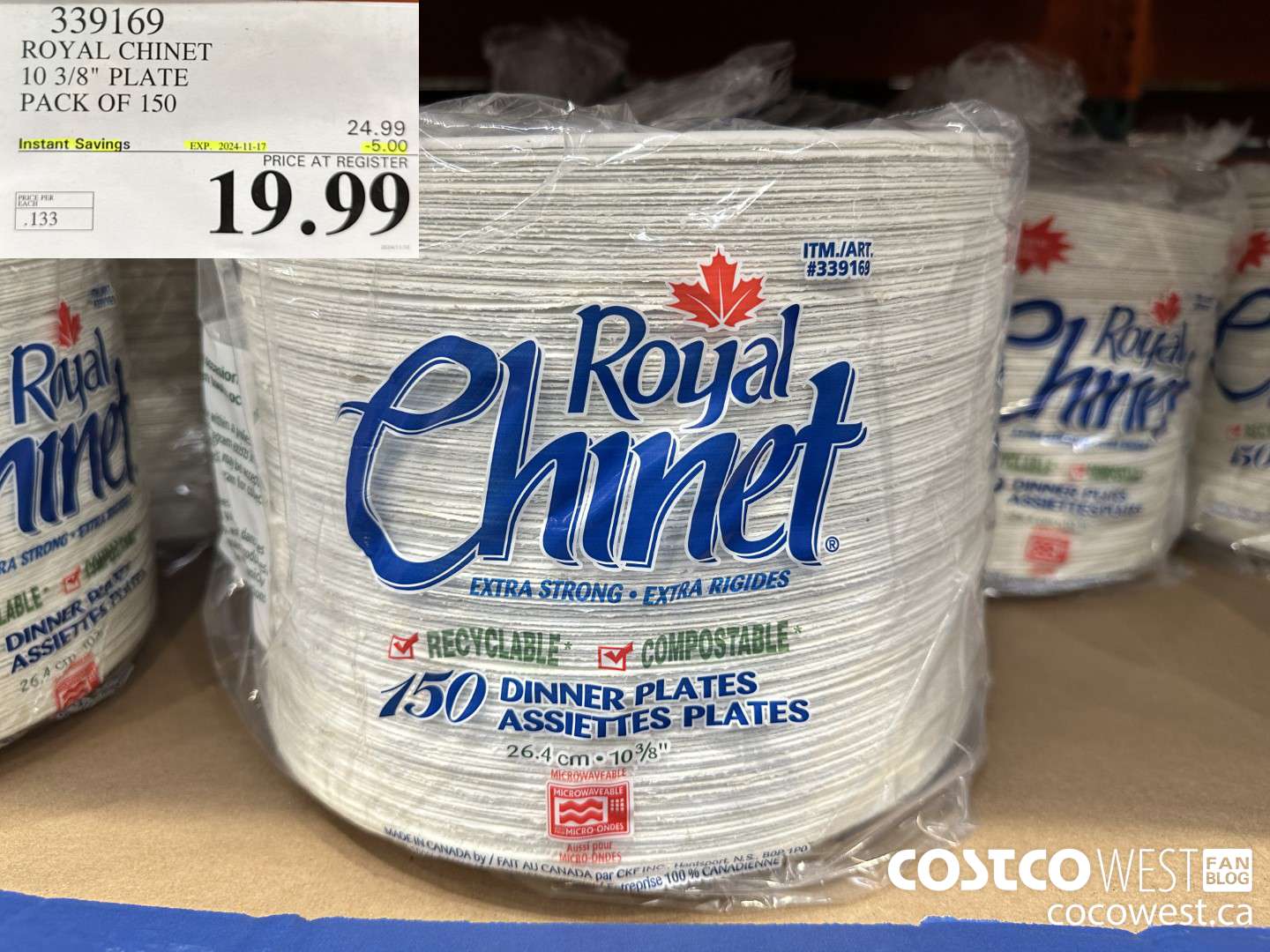 339169 ROYAL CHINET 10 3/8