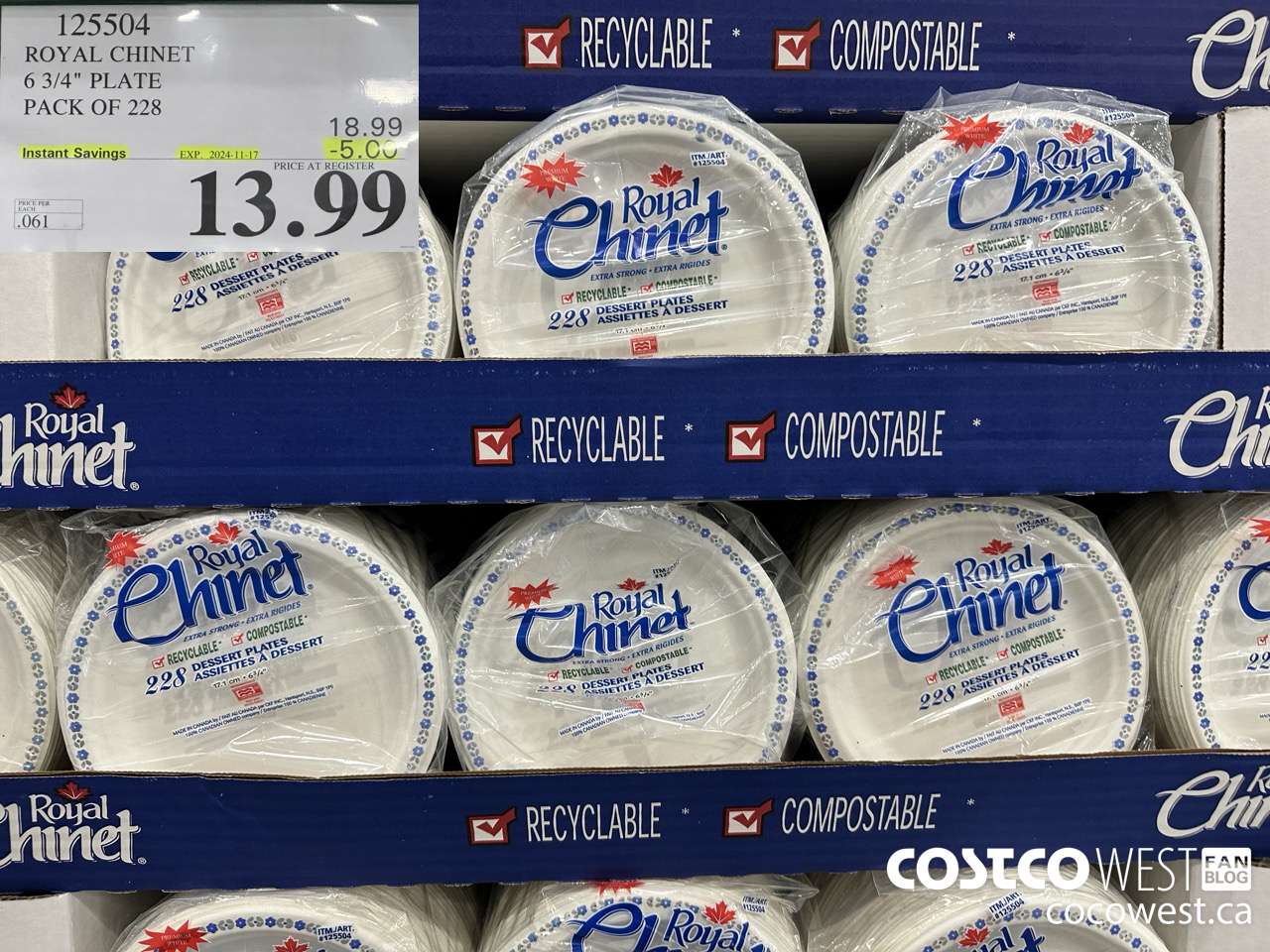 125504 ROYAL CHINET 6 3/4