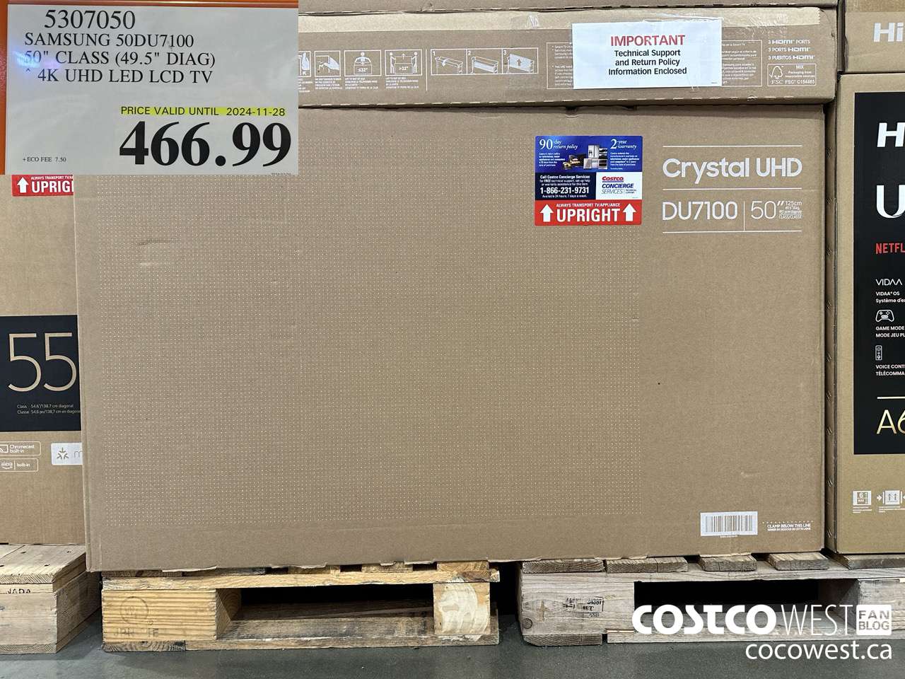 5307050 SAMSUNG 50DU7100 50