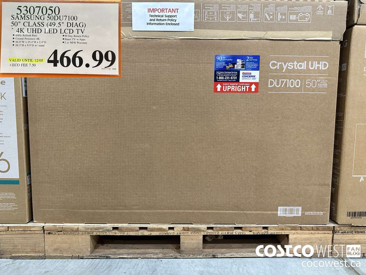 5307050 SAMSUNG 50DU7100 50