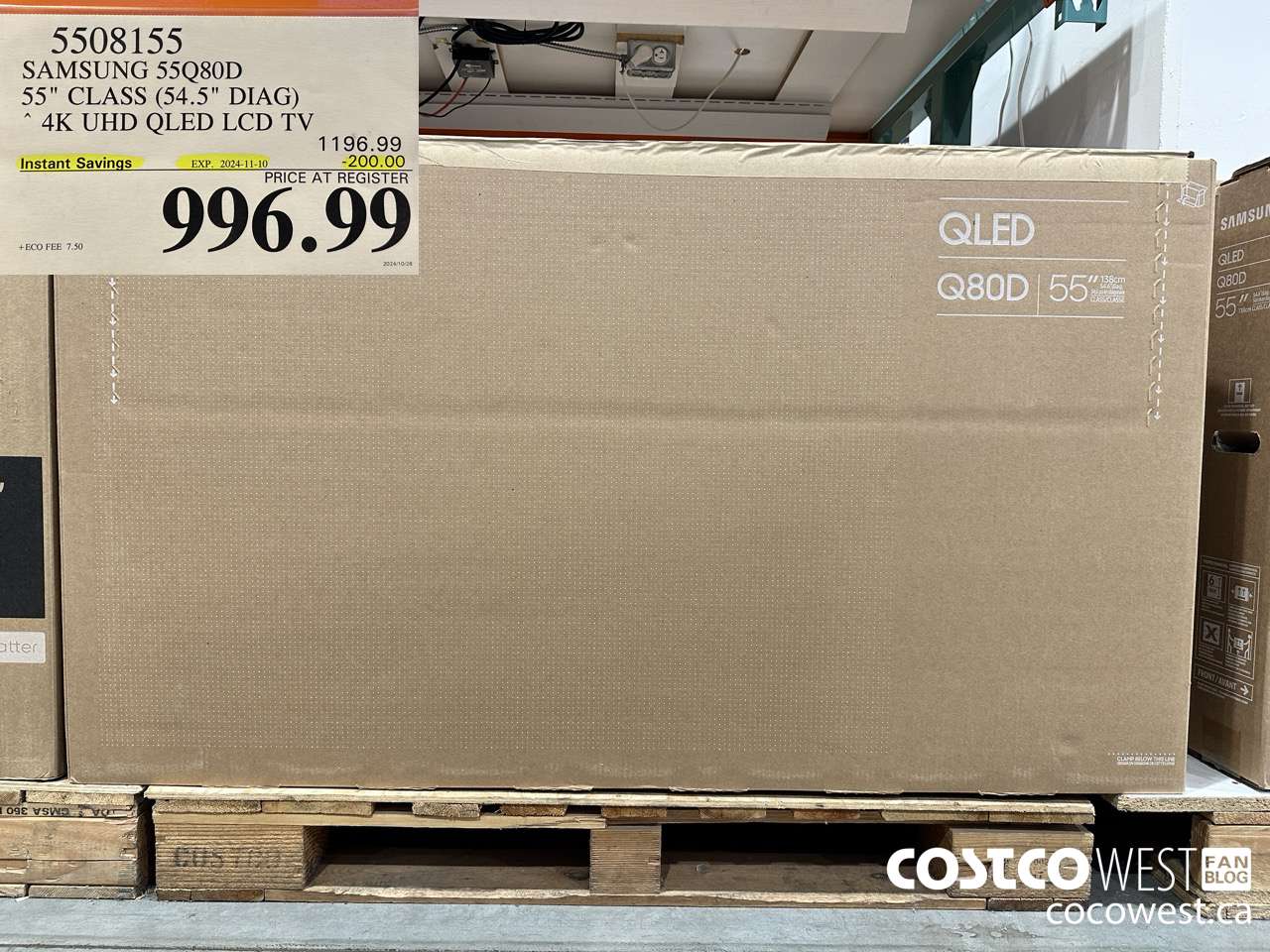 5508155 SAMSUNG 55Q80D 55