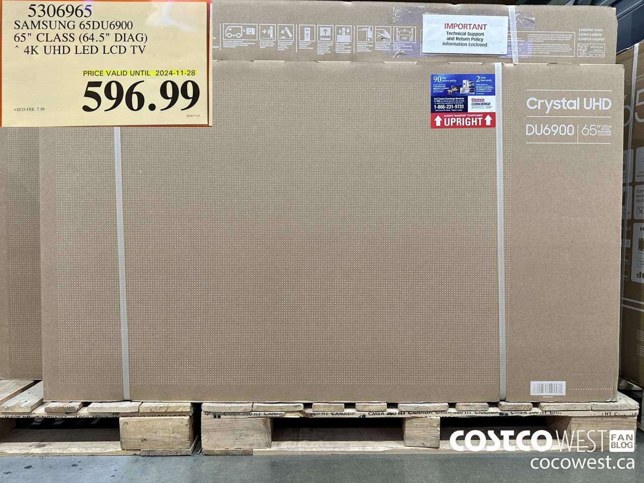 5306965 SAMSUNG 65DU6900 65