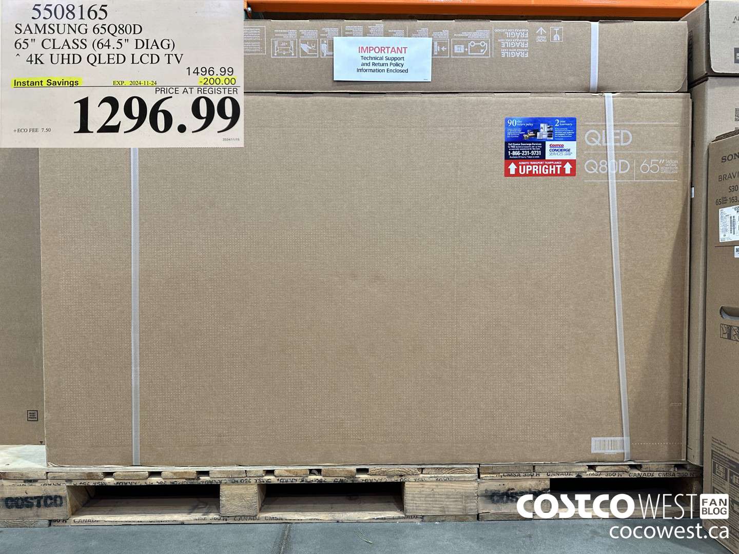 5508165 SAMSUNG 65Q80D 65