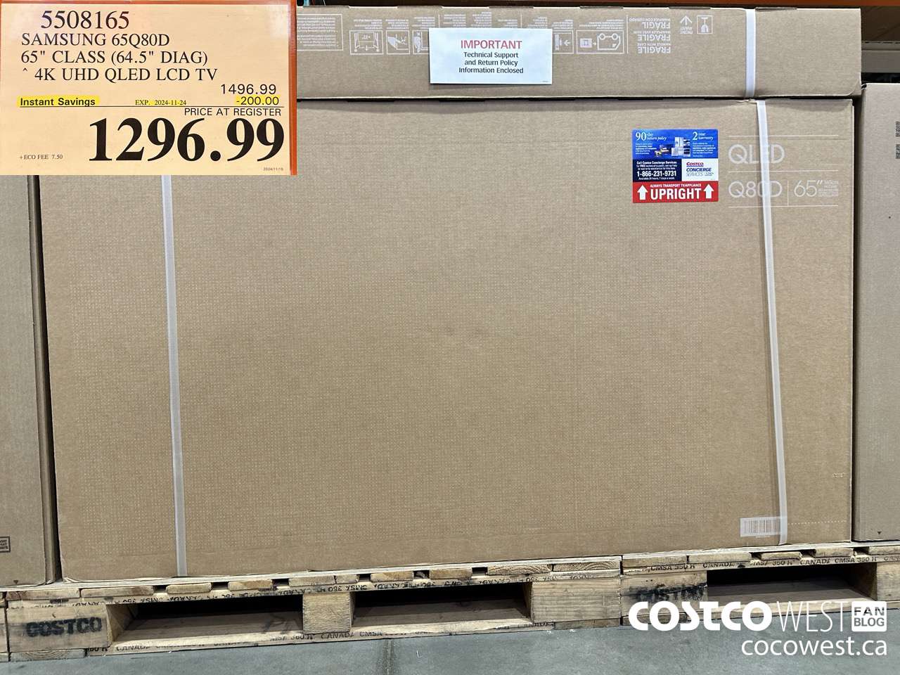 5508165 SAMSUNG 65Q80D 65