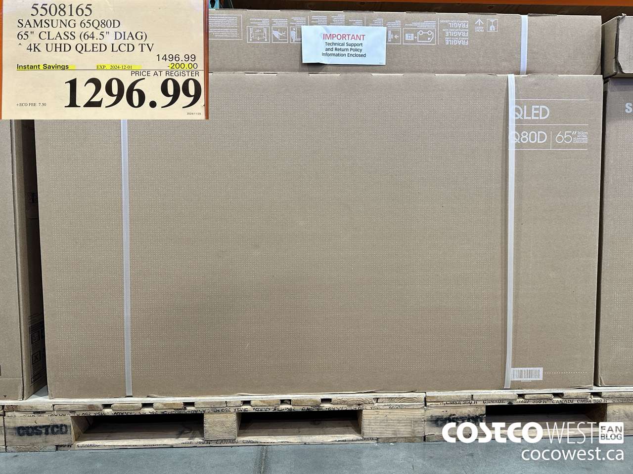 5508165 SAMSUNG 65Q80D 65