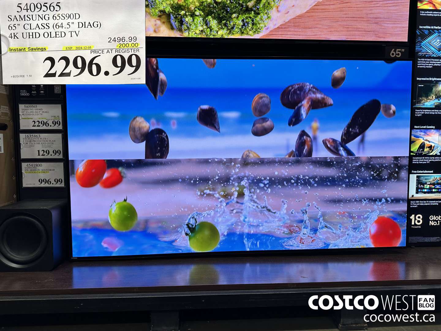 5409565 SAMSUNG 65S90D 65