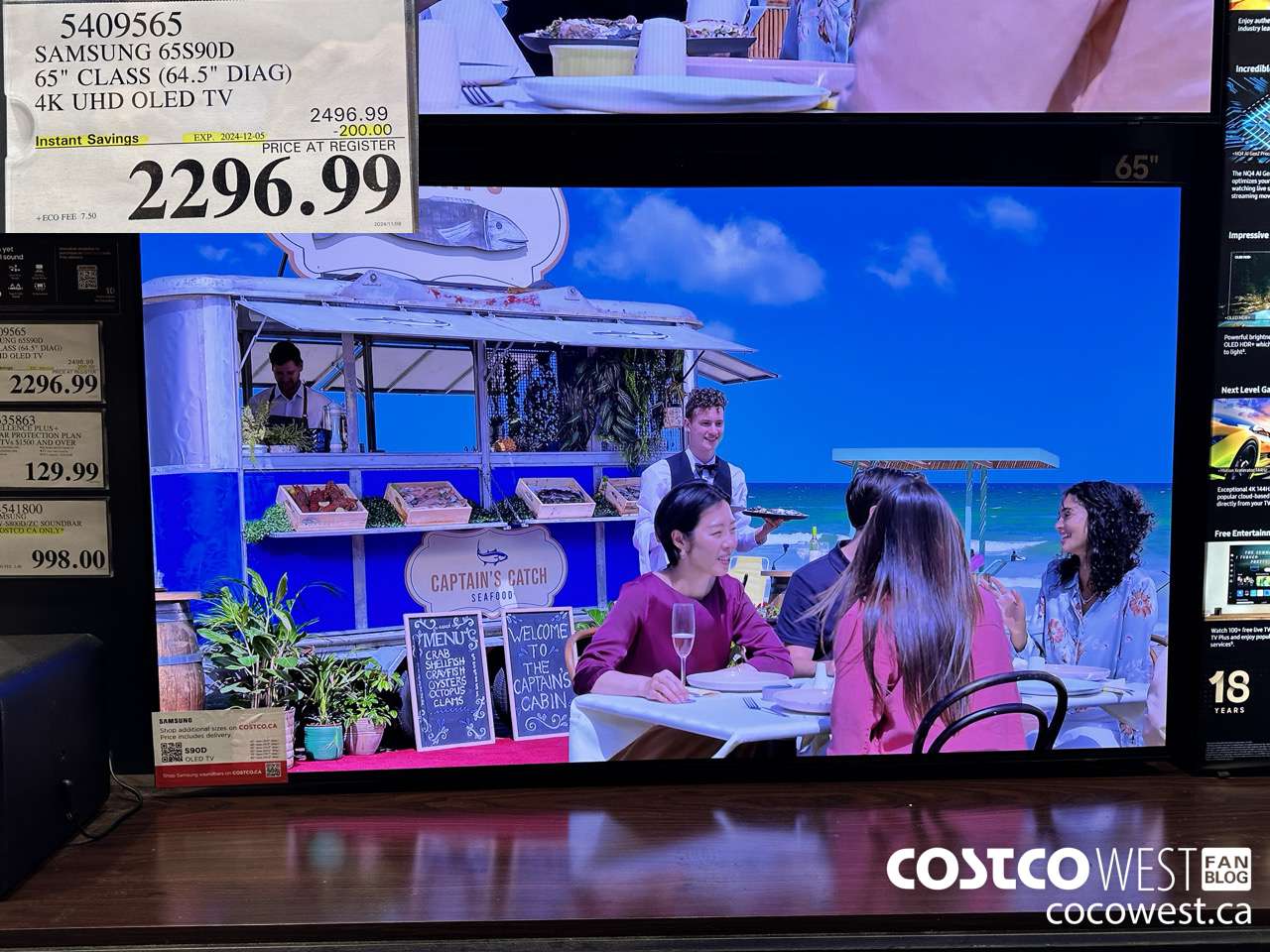 5409565 SAMSUNG 65S90D 65