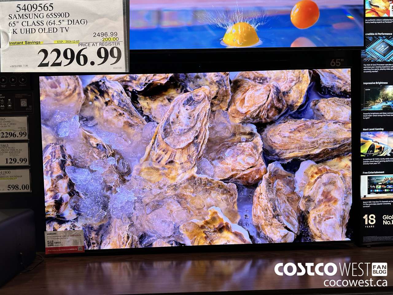 5409565 SAMSUNG 65S90D 65