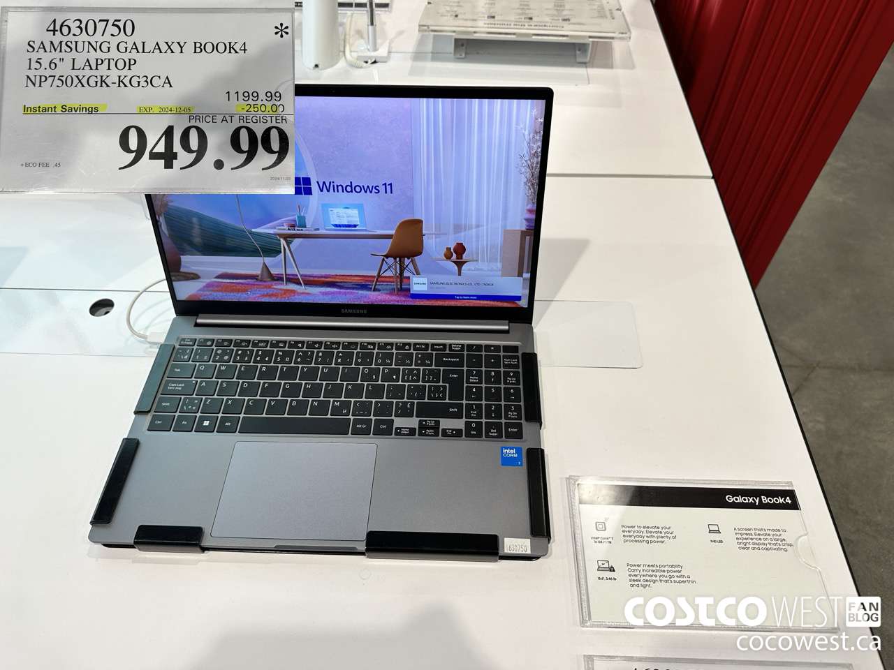 4630750 SAMSUNG GALAXY BOOK4 15.6