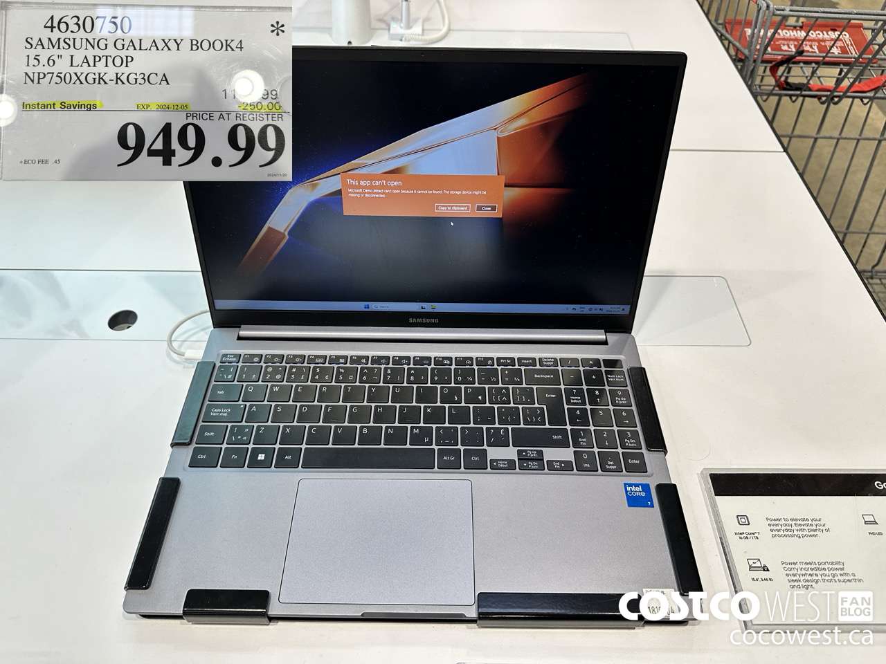 4630750 SAMSUNG GALAXY BOOK4 15.6