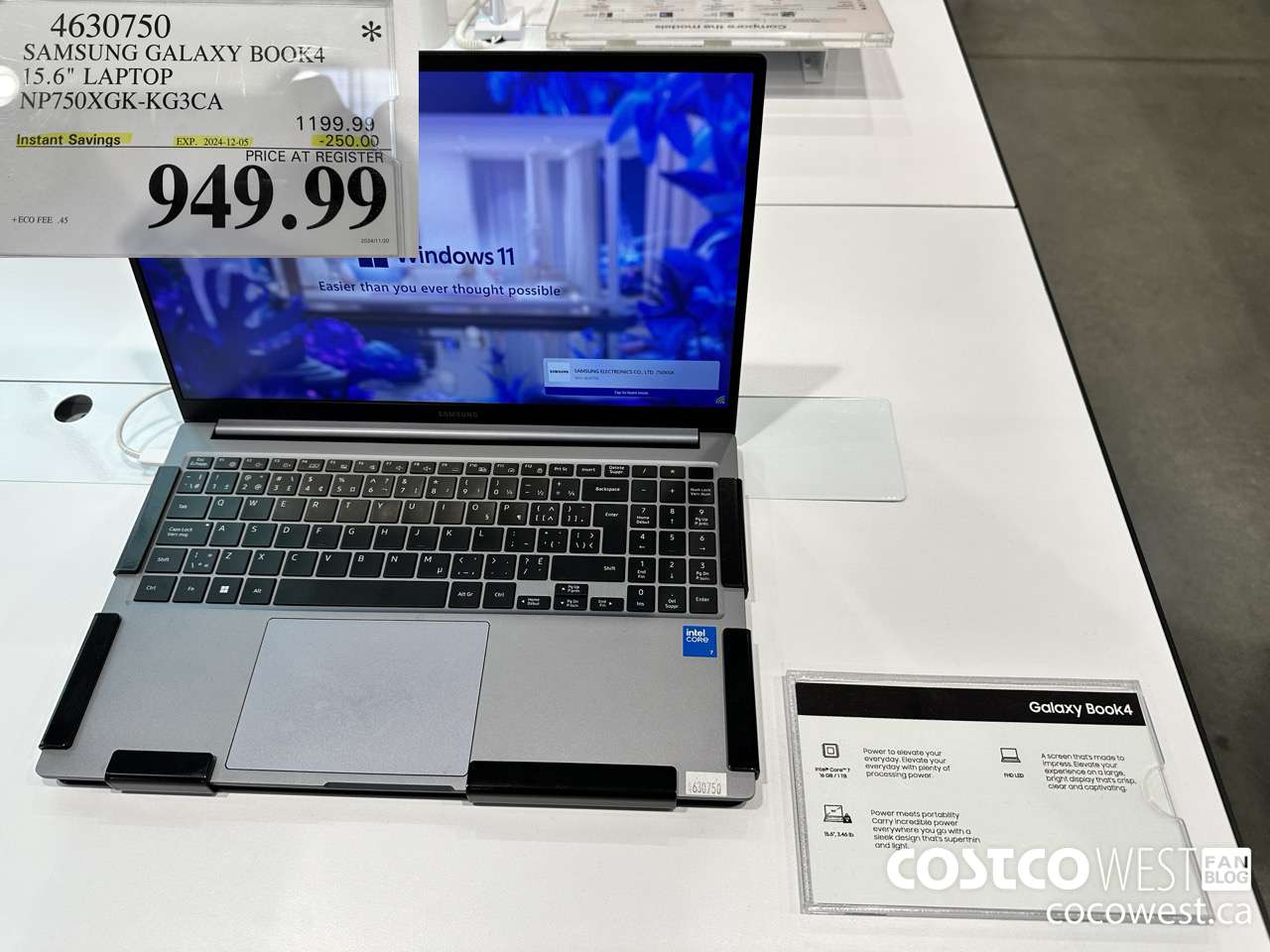 4630750 SAMSUNG GALAXY BOOK4 15.6