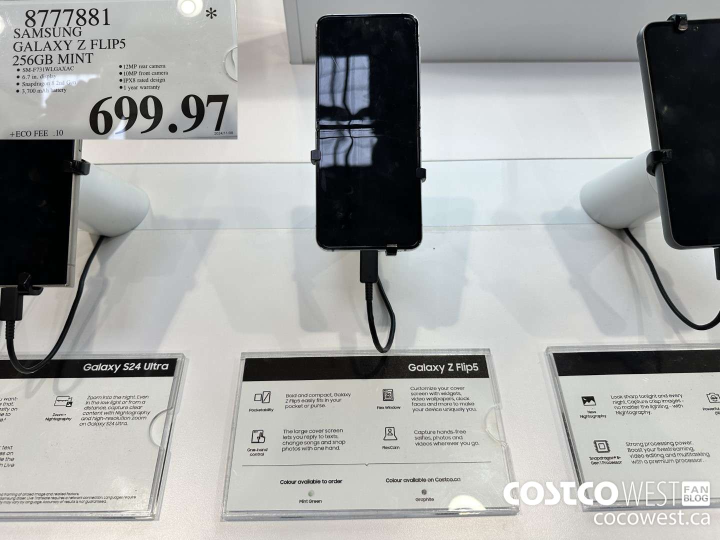 8777881 SAMSUNG GALAXY Z FLIP5 256GB MINT $699.97
