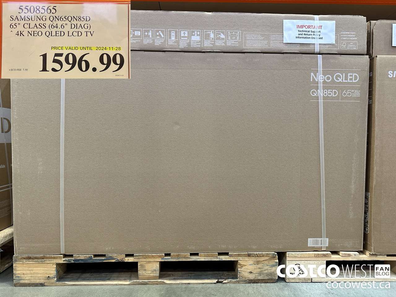 5508565 SAMSUNG QN65QN85D 65