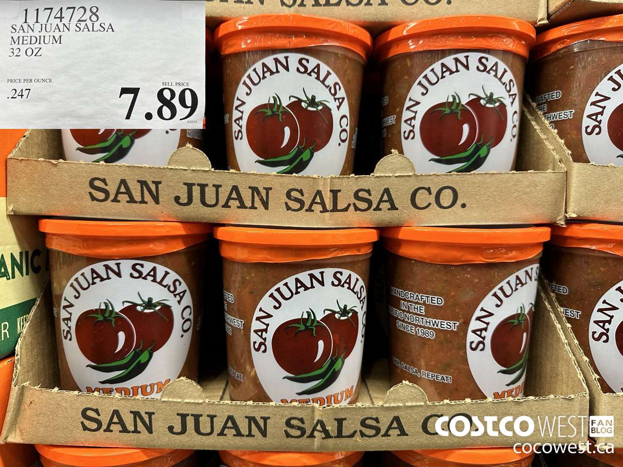 1174728 SAN JUAN SALSA MEDIUM 32 OZ $7.89