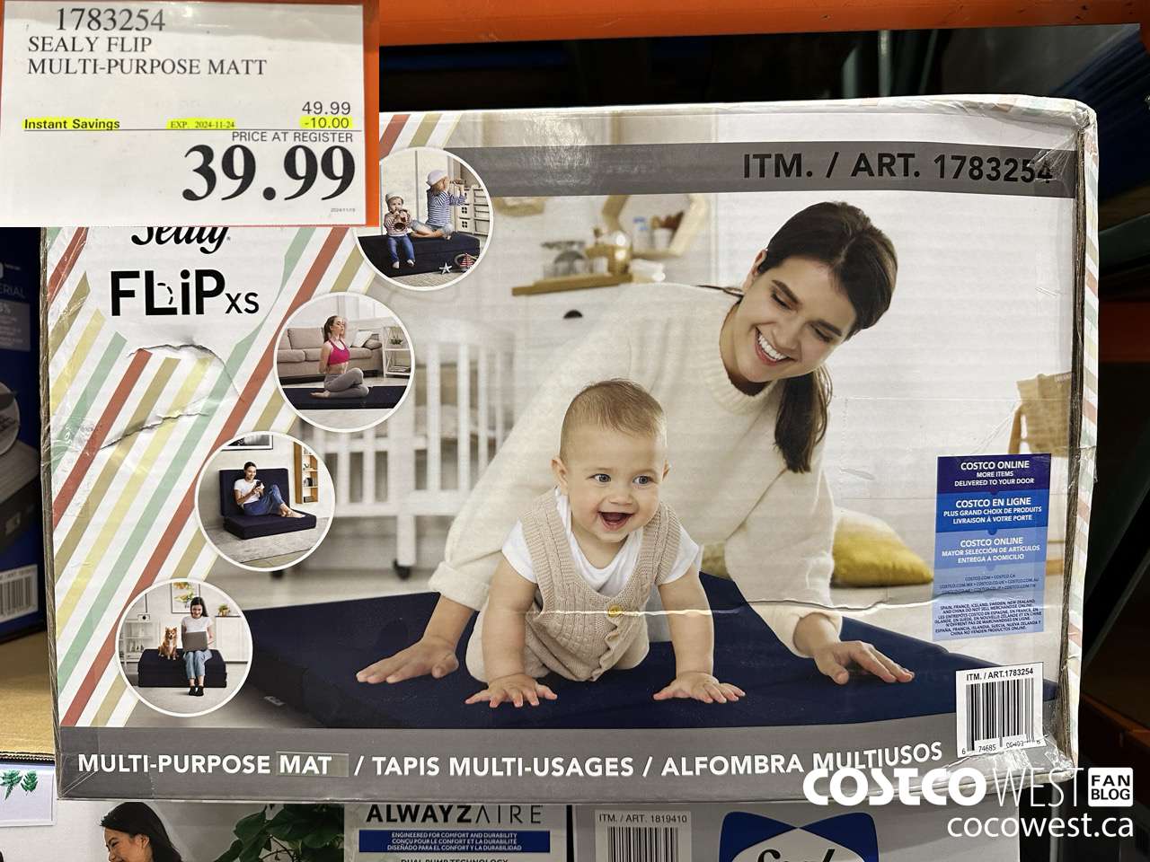 1783254 SEALY FLIP MULTI-PURPOSE MATT ($10.00 INSTANT SAVINGS EXPIRES ON 2024-11-24) $39.99