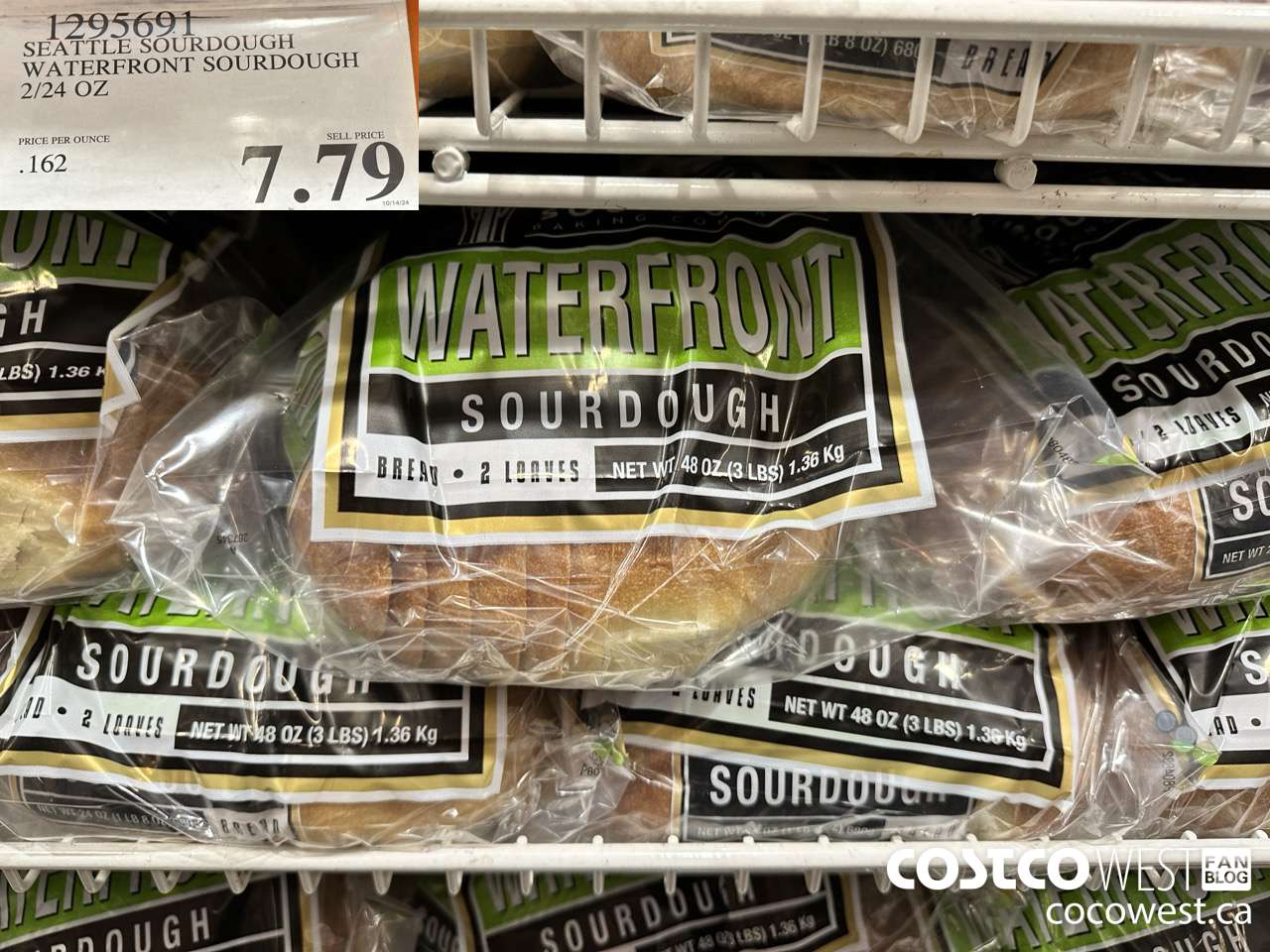 1295691 SEATTLE SOURDOUGH WATERFRONT 2/24 OZ $7.79
