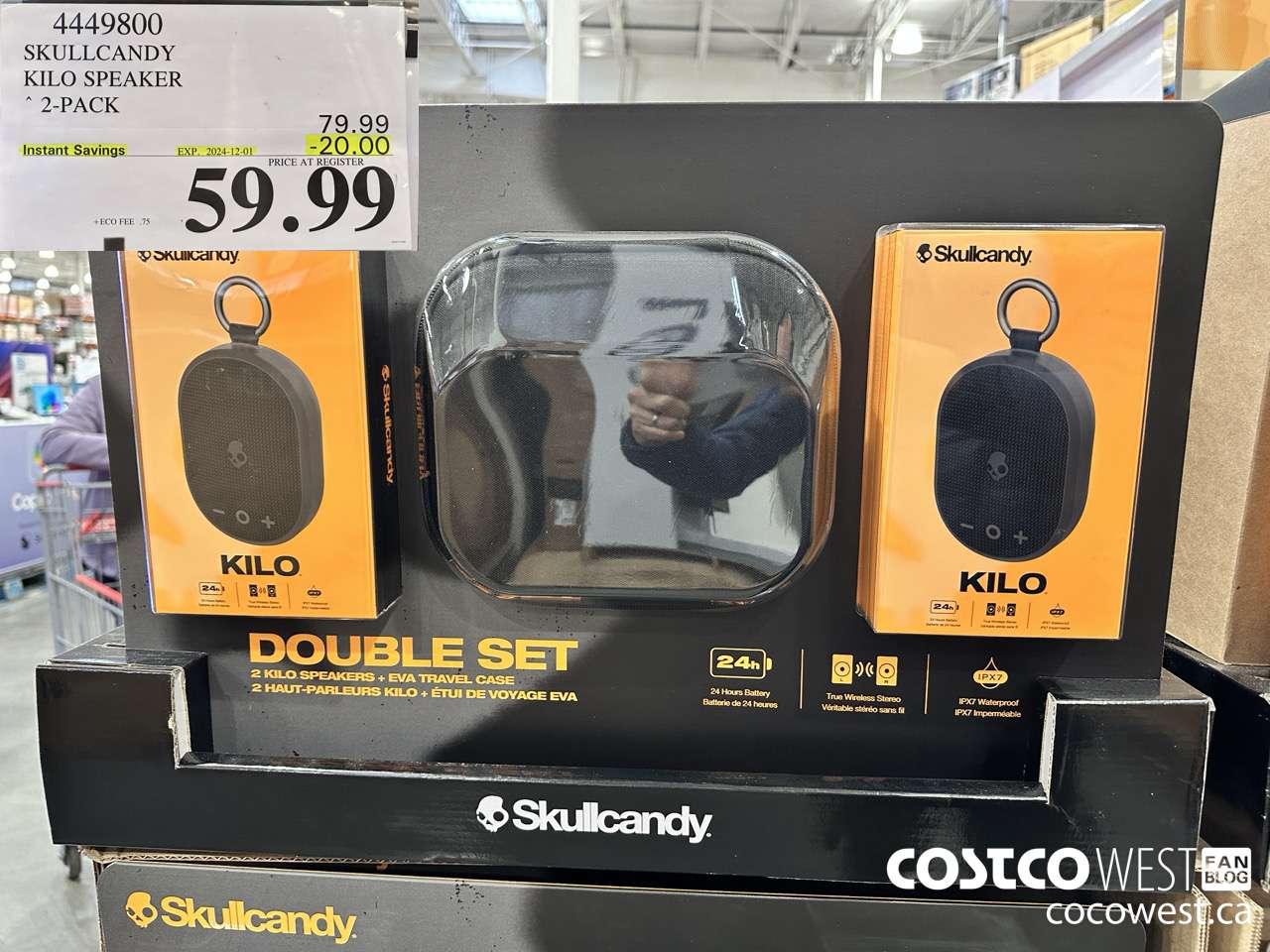 4449800 SKULLCANDY KILO SPEAKER 2-PACK ($20.00 INSTANT SAVINGS EXPIRES ON 2024-12-01) $59.99