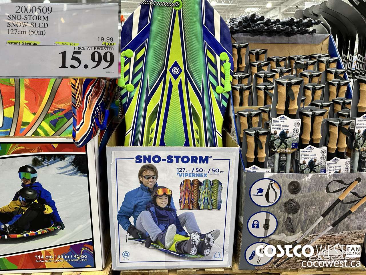 2000509 SNO STORM SNOW SLED 127 CM (50 IN) ($4.00 INSTANT SAVINGS EXPIRES ON 2024-11-24) $15.99