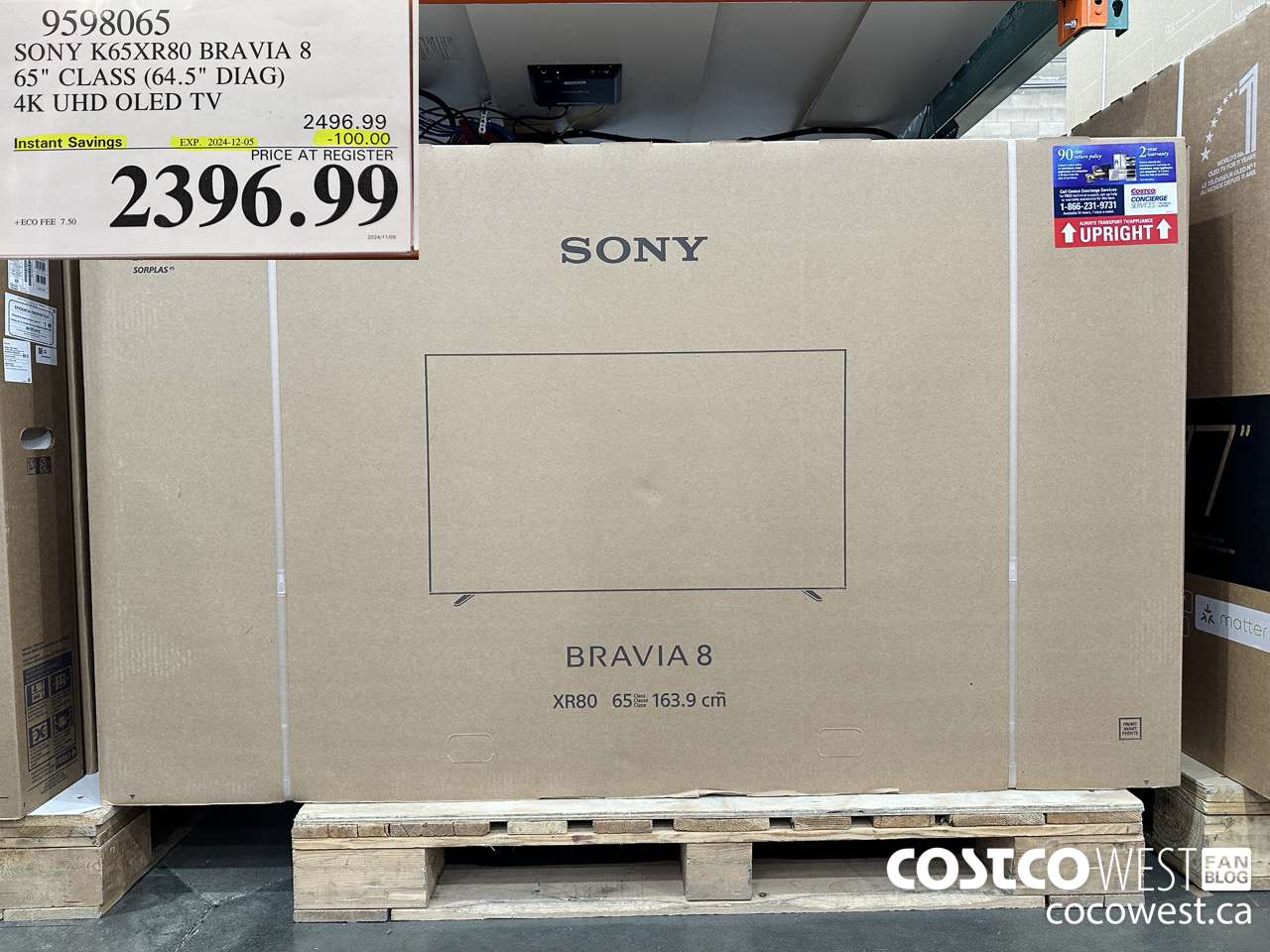 9598065 SONY K65XR80 BRAVIA 8 65