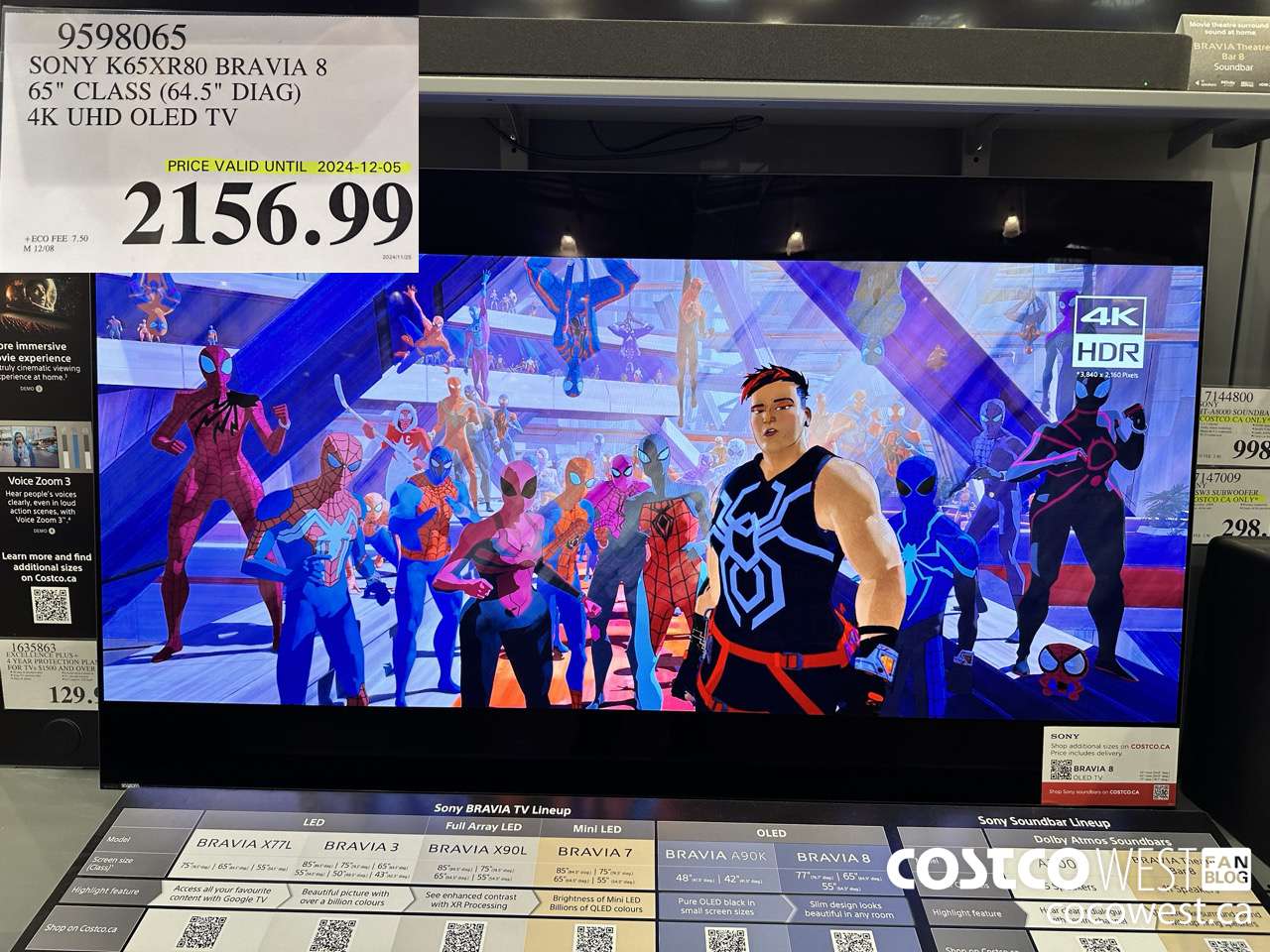 9598065 SONY K65XR80 BRAVIA 8 65