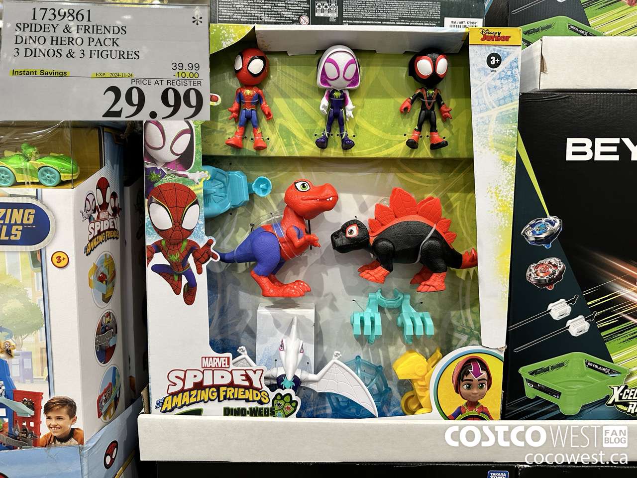 1739861 SPIDEY & FRIENDS DINO HERO PACK 3 DINOS & 3 FIGURES ($10.00 INSTANT SAVINGS EXPIRES ON 2024-11-24) $29.99