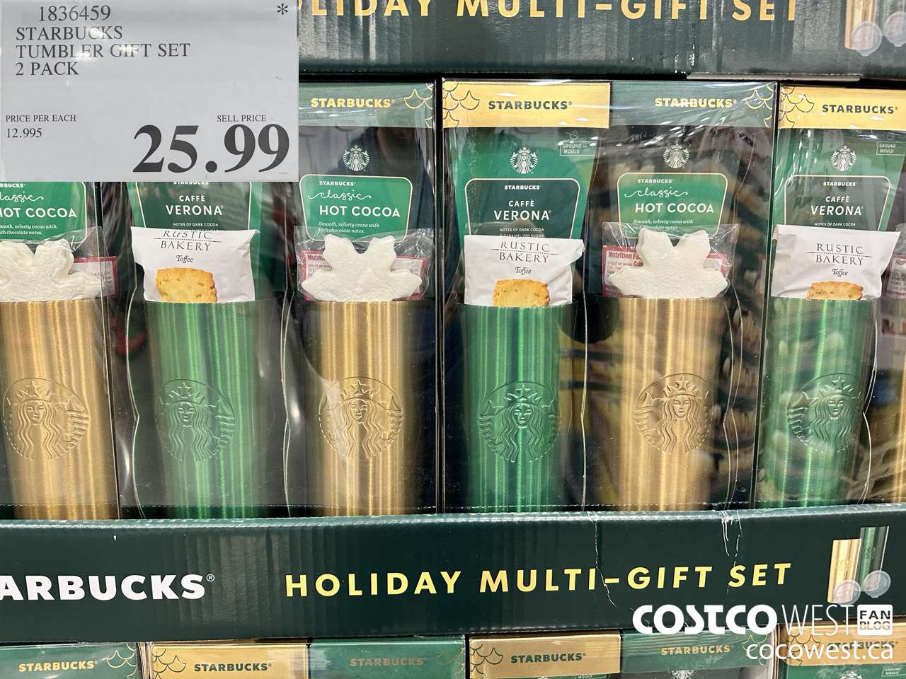 1836459 STARBUCKS TUMBLER GIFT SET 2 PACK $25.99