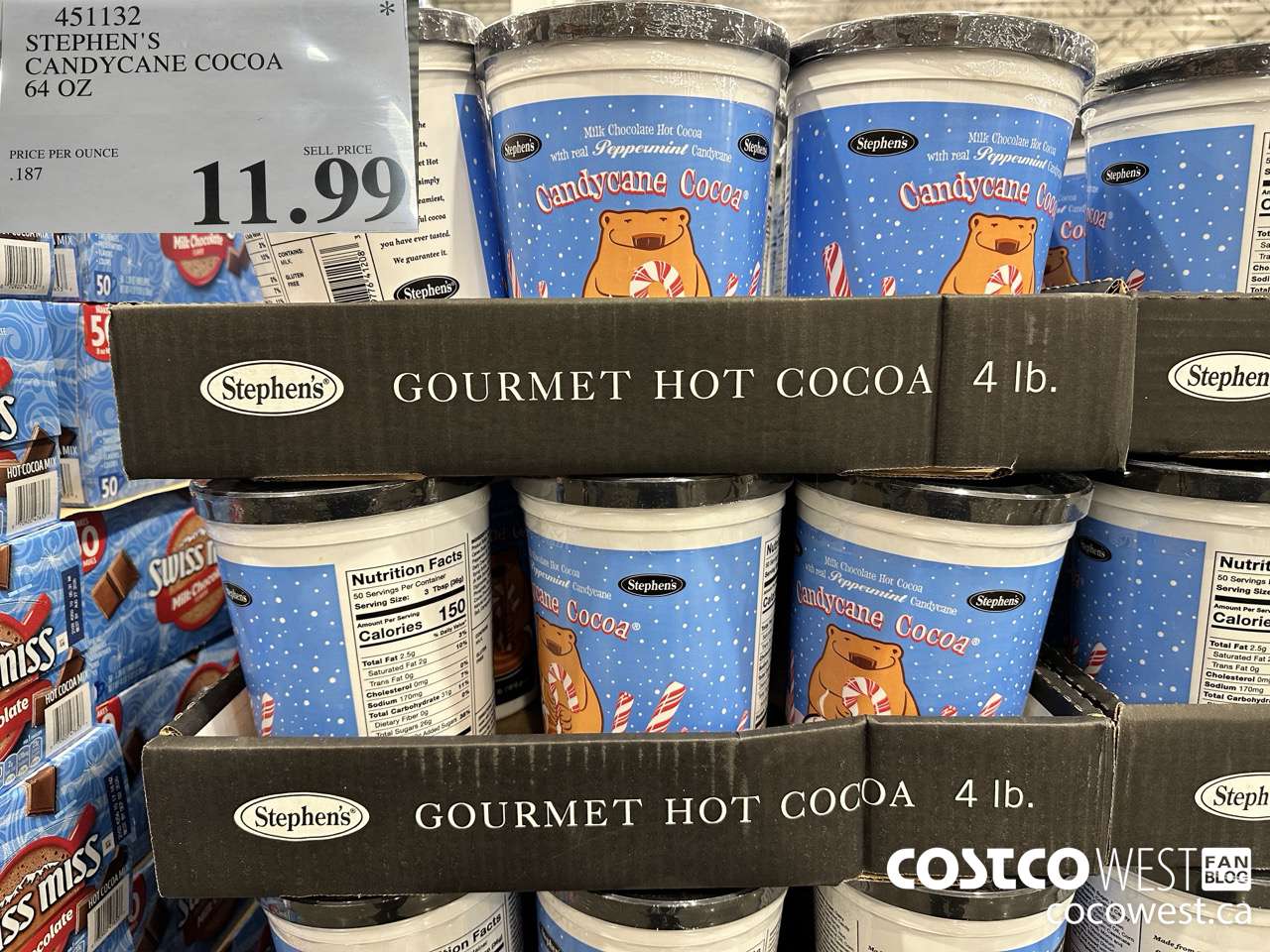 451132 STEPHEN'S CANDYCANE COCOA 64 OZ $11.99