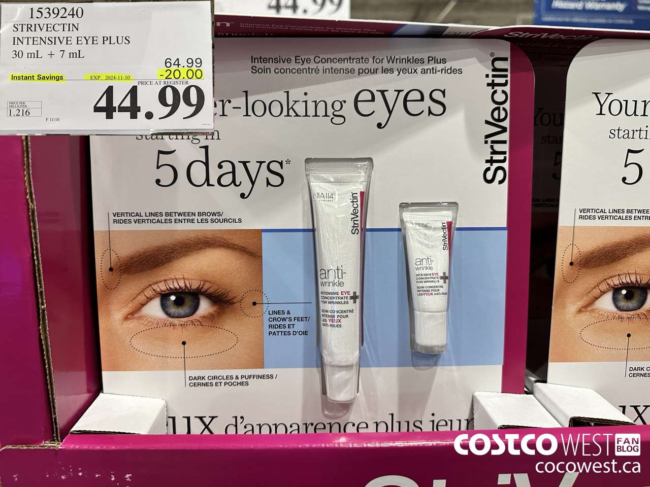 1539240 STIVECTIN INSENSITIVE EYE PLUS 30 ML + 7 ML ($20.00 INSTANT SAVINGS EXPIRES ON 2024-11-10) $44.99