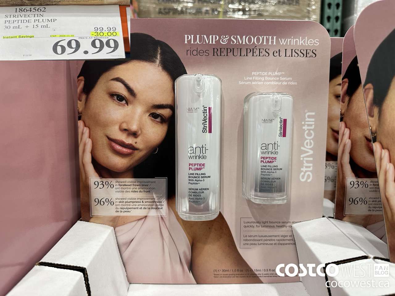 1864562 STIVECTIN PEPTIDE PLUMP 30ML + 15ML ($30.00 INSTANT SAVINGS EXPIRES ON 2024-11-10) $69.99