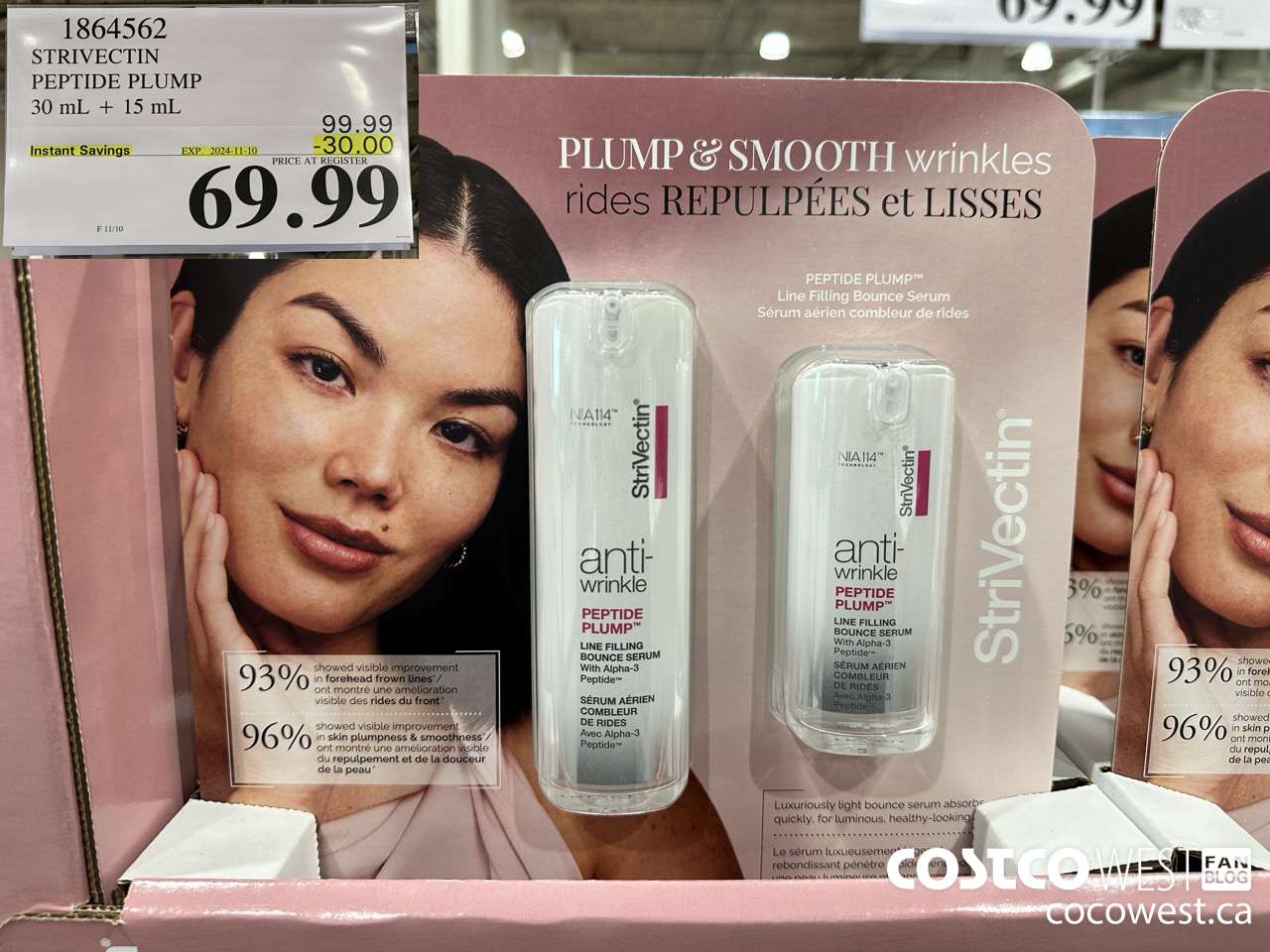 1864562 STIVECTIN PEPTIDE PLUMP 30ML + 15ML ($30.00 INSTANT SAVINGS EXPIRES ON 2024-11-10) $69.99