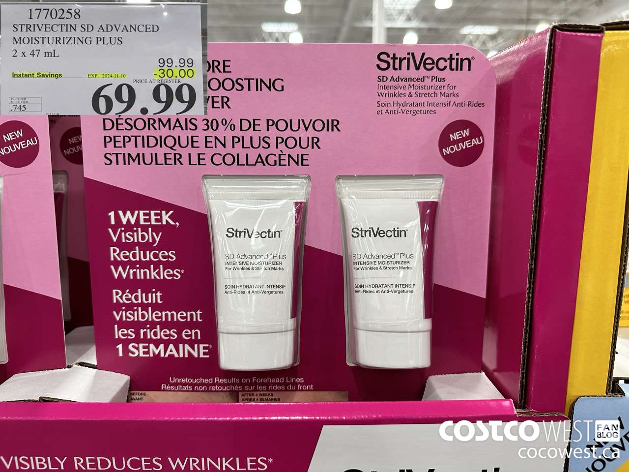 1770258 STRIVECTIN SD ADVANCED MOISTURIZING PLUS 2 X 47ML ($30.00 INSTANT SAVINGS EXPIRES ON 2024-11-10) $69.99