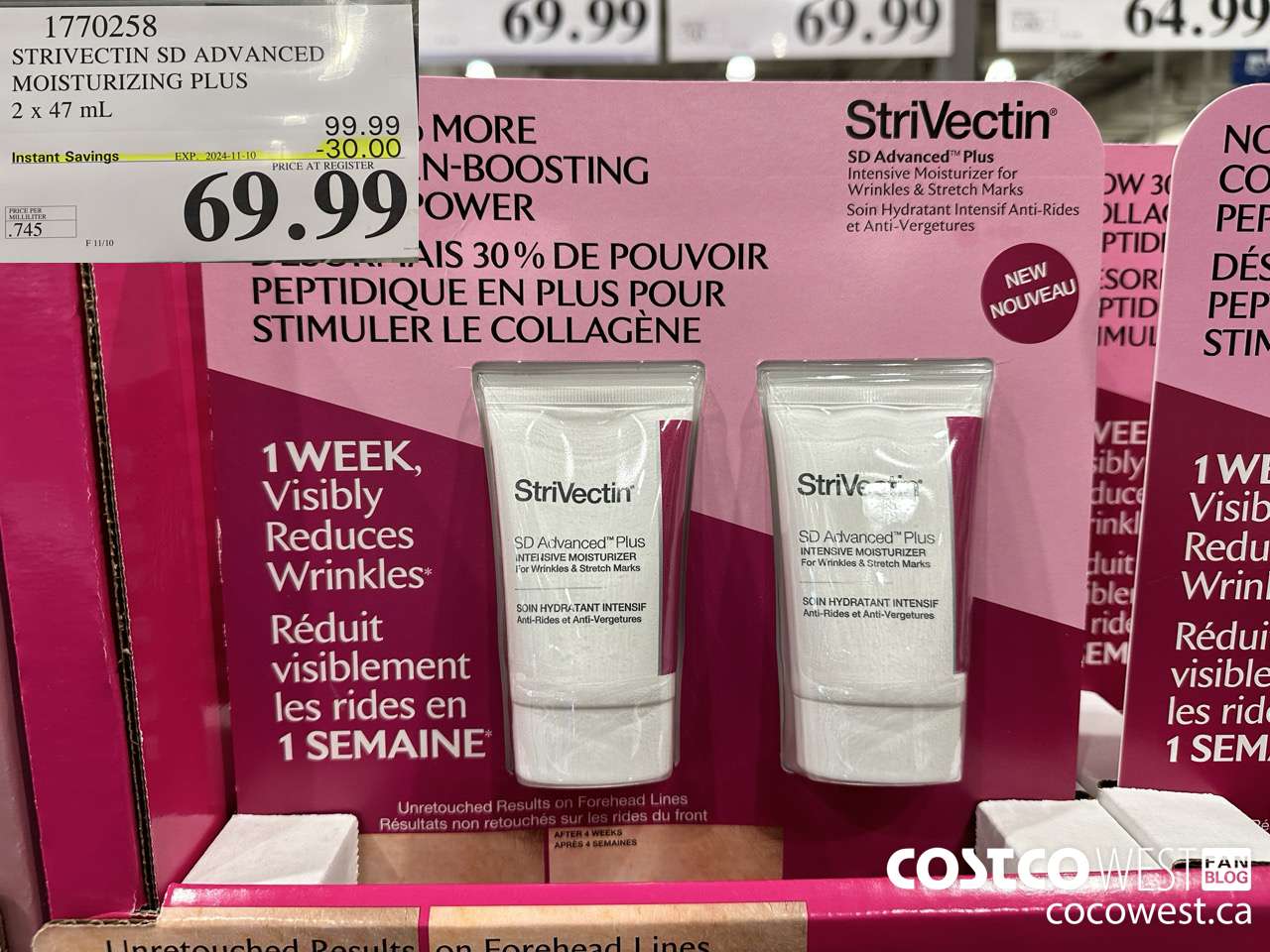 1770258 STRIVECTIN SD ADVANCED MOISTURIZING PLUS 2 X 47ML ($30.00 INSTANT SAVINGS EXPIRES ON 2024-11-10) $69.99
