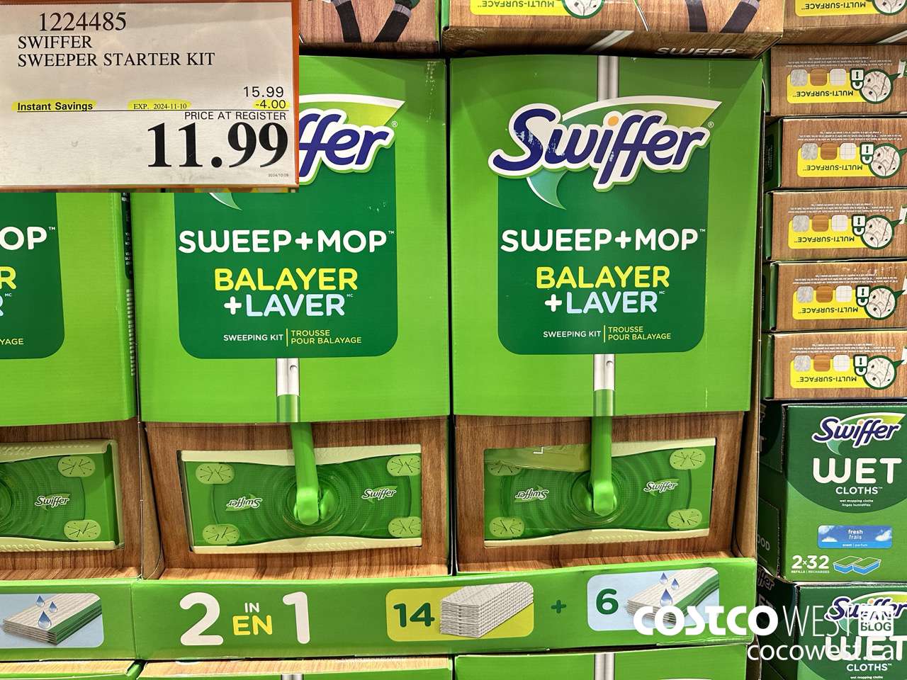 1224485 SWIFFER SWEEPER STARTER KIT ($4.00 INSTANT SAVINGS EXPIRES ON 2024-11-10) $11.99
