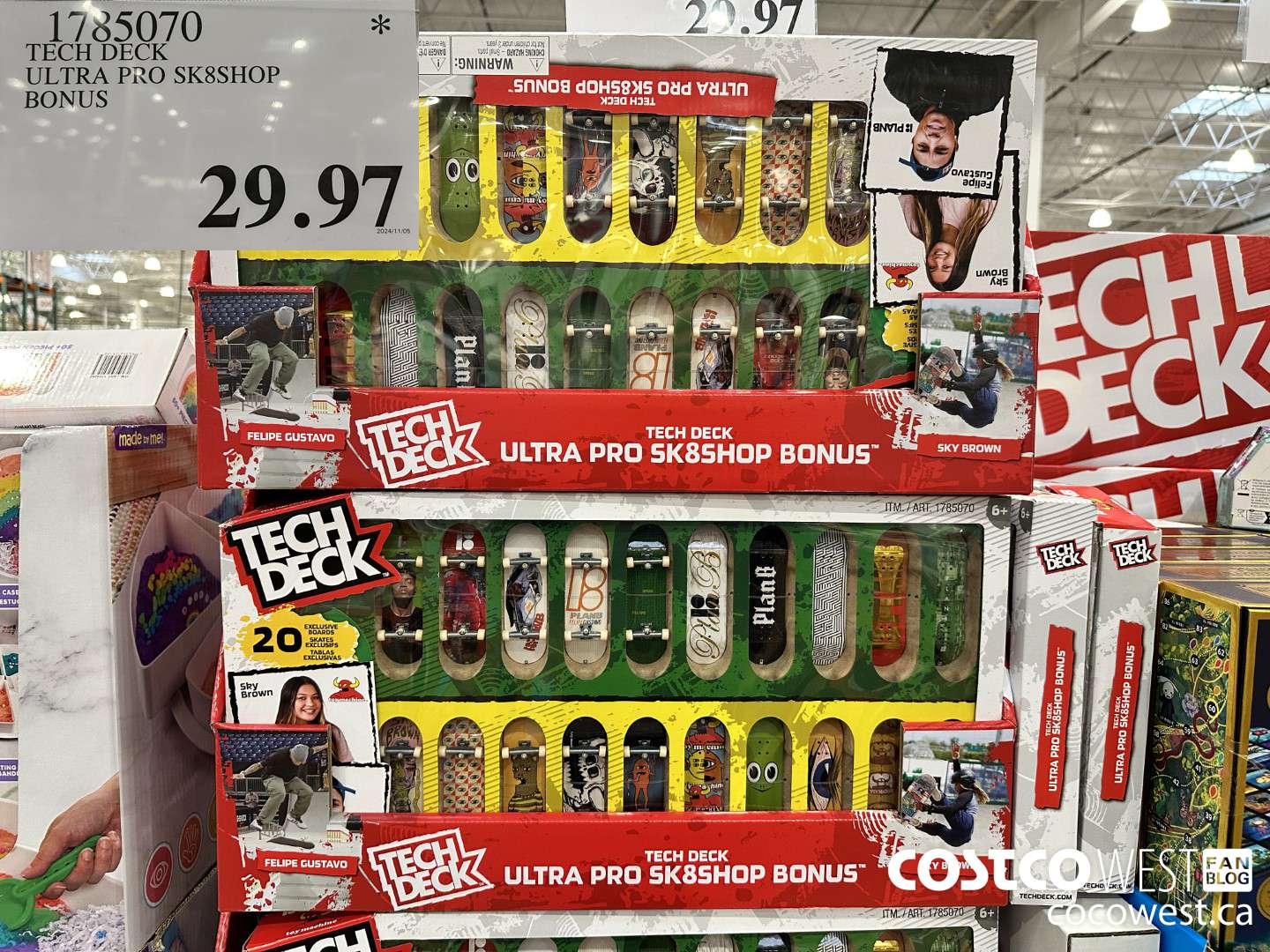 1785070 TECH DECK ULTRA PRO SK8SHOP BONUS  $29.97