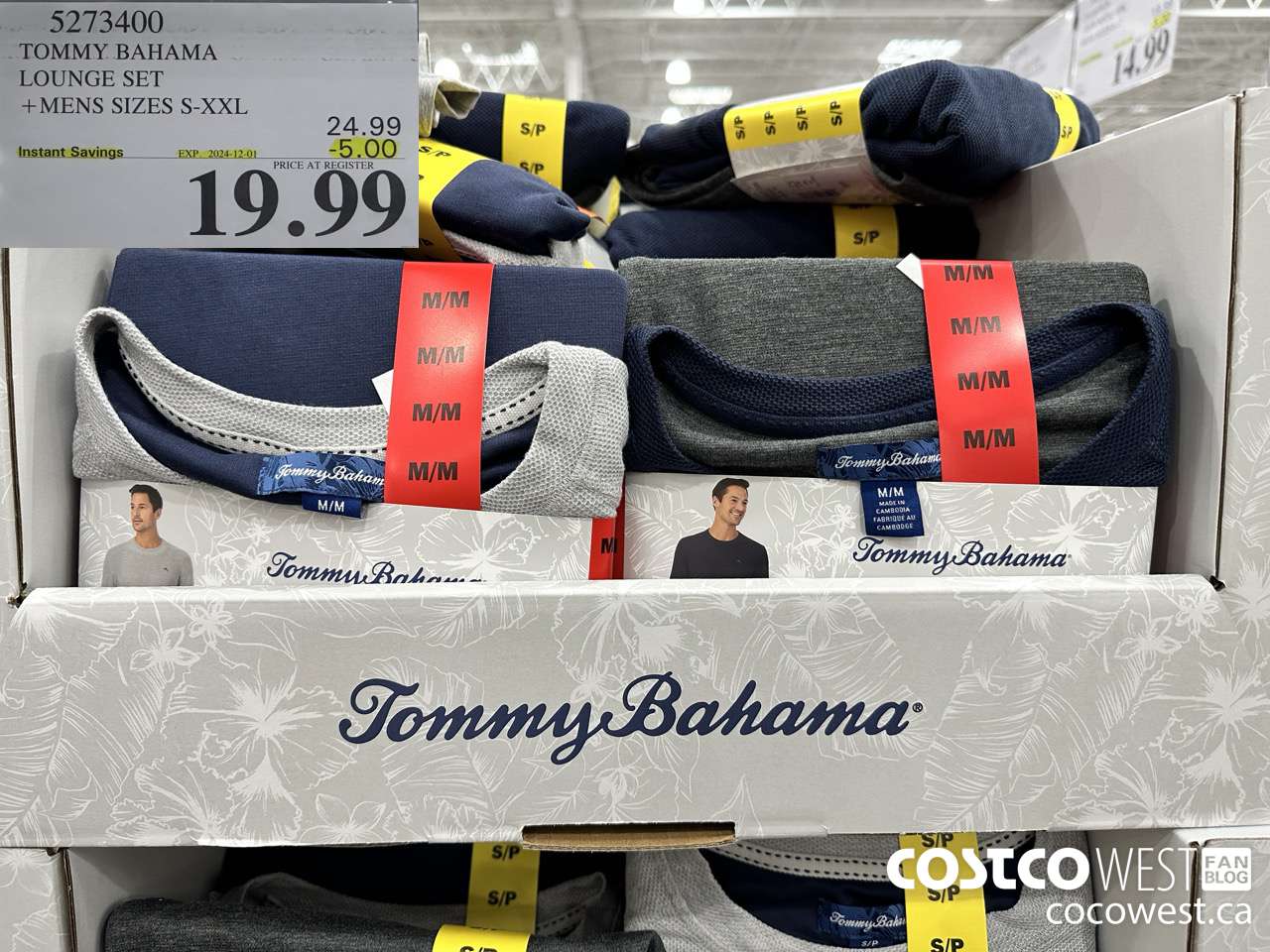 5273400 TOMMY BAHAMA LOUNGE SET MENS SIZES S-XXL ($5.00 INSTANT SAVINGS EXPIRES ON 2024-12-01) $19.99