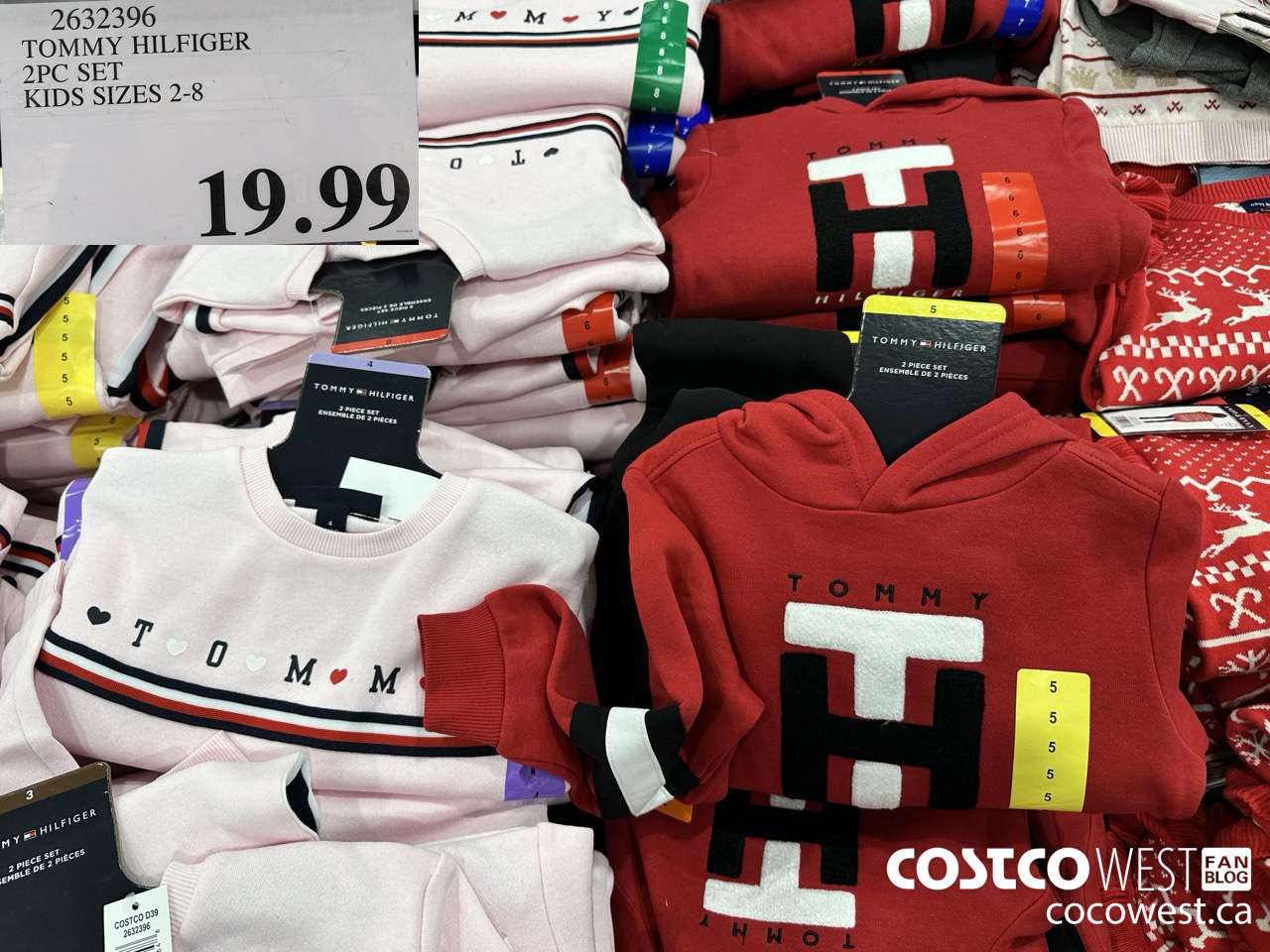 2632396 TOMMY HILFIGER 2PC SET KIDS SIZES 2-8 $19.99