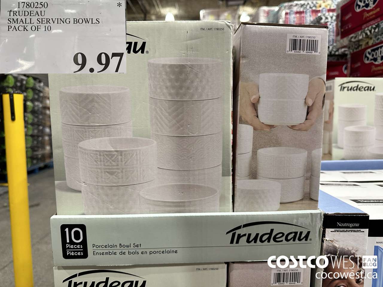 1780250 TRUDEAU SMALL SERVING BOWLS PACK OF 10 $9.97