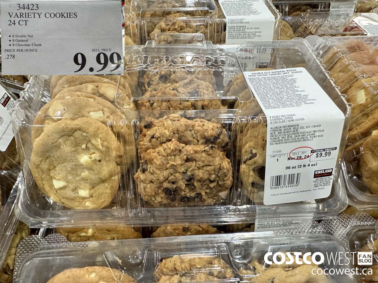 34423 VARIETY COOKIES 24 CT $9.99