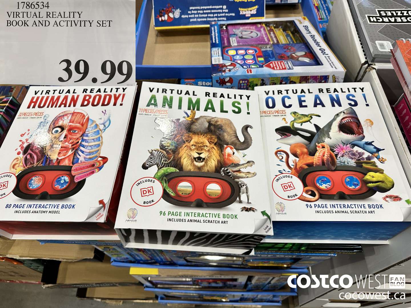 1786534 VIRTUAL REALITY BOOK AND ACTIVITY SET  $39.99