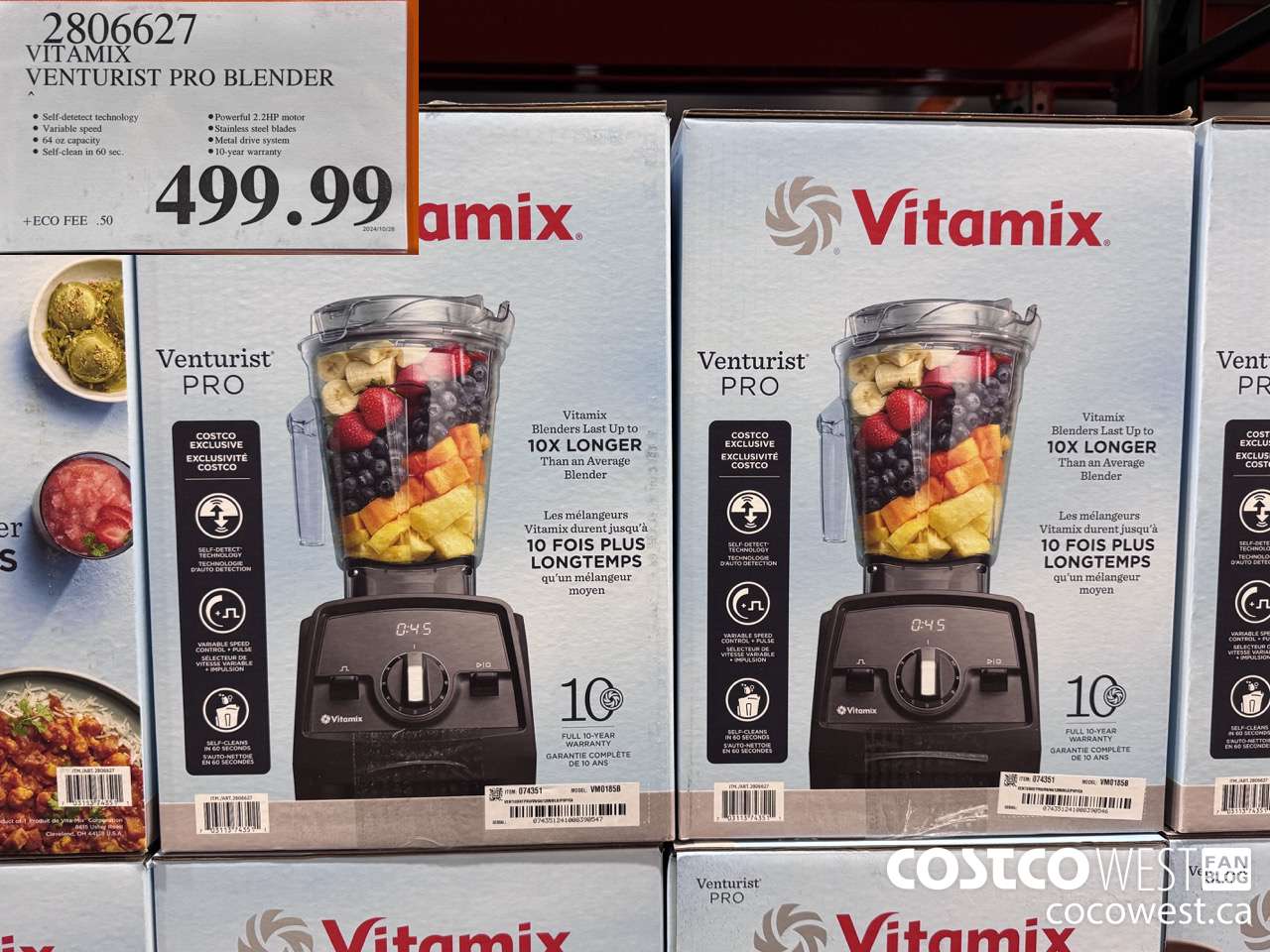 2806627 VITAMIX VENTURIST PRO BLENDER $499.99