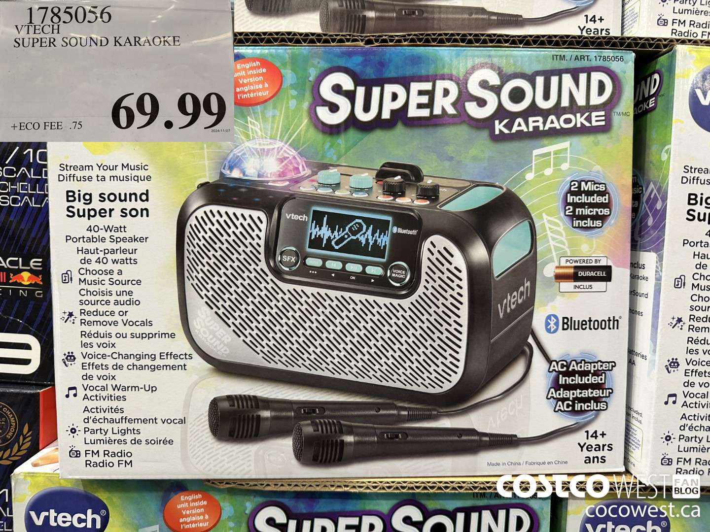 1785056 VTECH SUPER SOUND KARAOKE ENGLISH VERSION $69.99