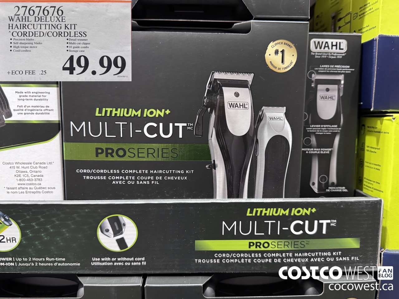 2767676 WAHL DELUXE HAIRCUTTING KIT CORDED/CORDLESS $49.99