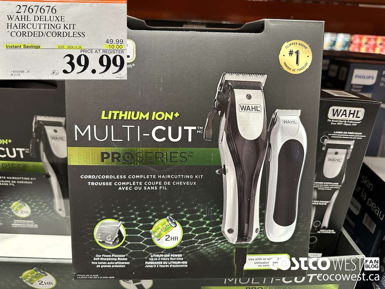 2767676 WAHL DELUXE HAIRCUTTING KIT CORDED/CORDLESS ($10.00 INSTANT SAVINGS EXPIRES ON 2024-11-24) $39.99