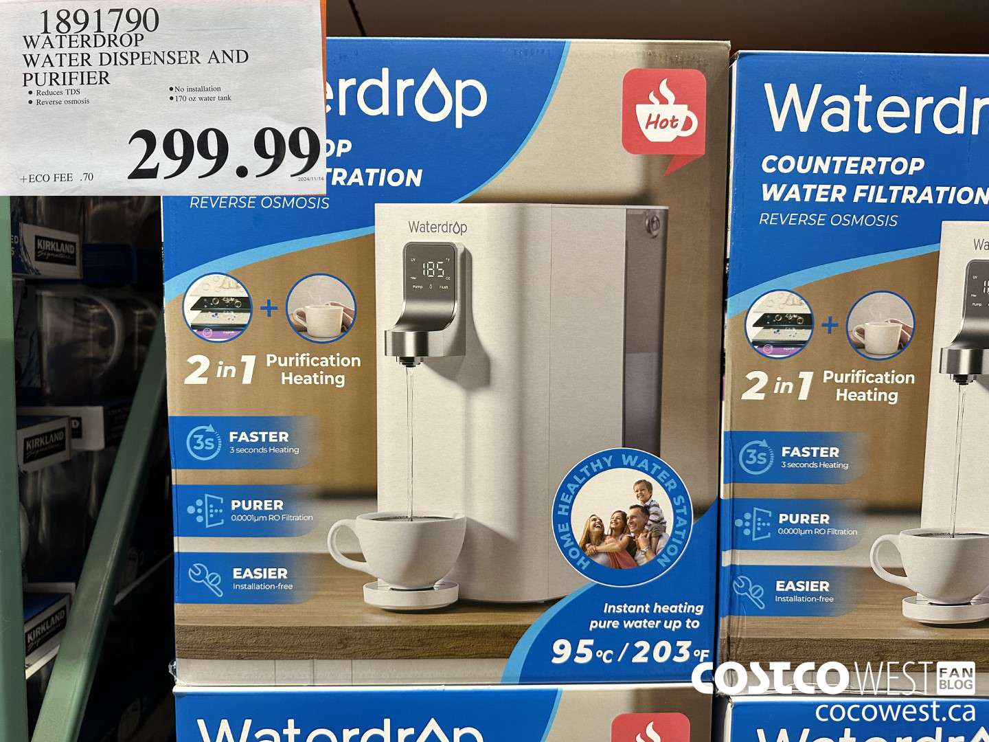 1891790 WATERDROP WATER DISPENSER AND PURIFIER $299.99