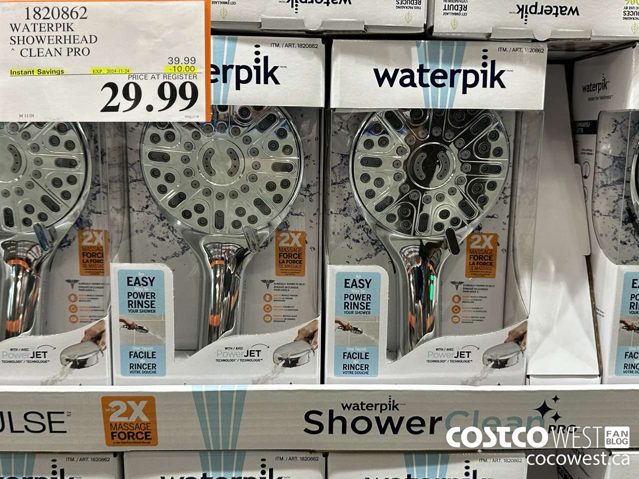 1820862 WATERPIK SHOWERHEAD CLEAN PRO ($10.00 INSTANT SAVINGS EXPIRES ON 2024-11-24) $29.99