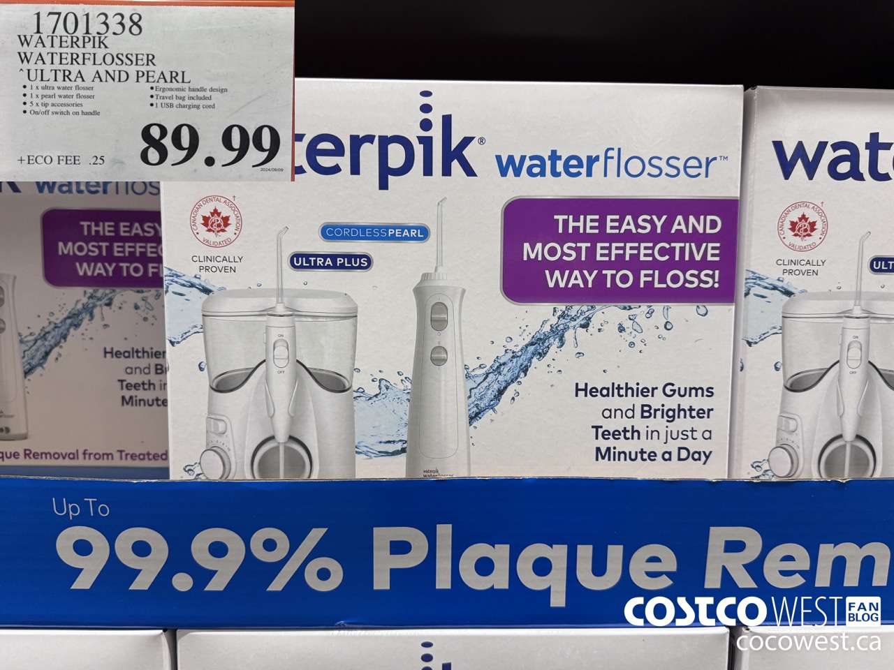 1701338 WATERPIK WATERFLOSSER ULTRA AND PEARL $89.99