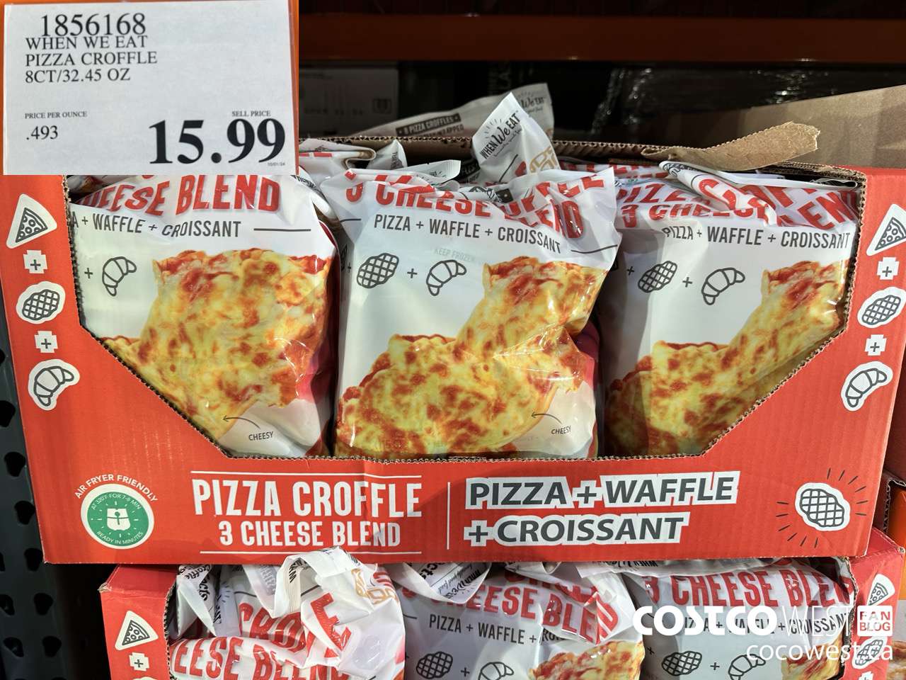 1856168 WHEN WE EAT PIZZA CROFFLE 8CT/32.45 OZ $15.99