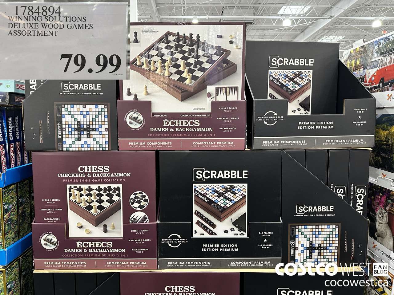 1784894 WINNING SOLUTIONS DELUXE WOOD GAMES ASSORTMENT $79.99