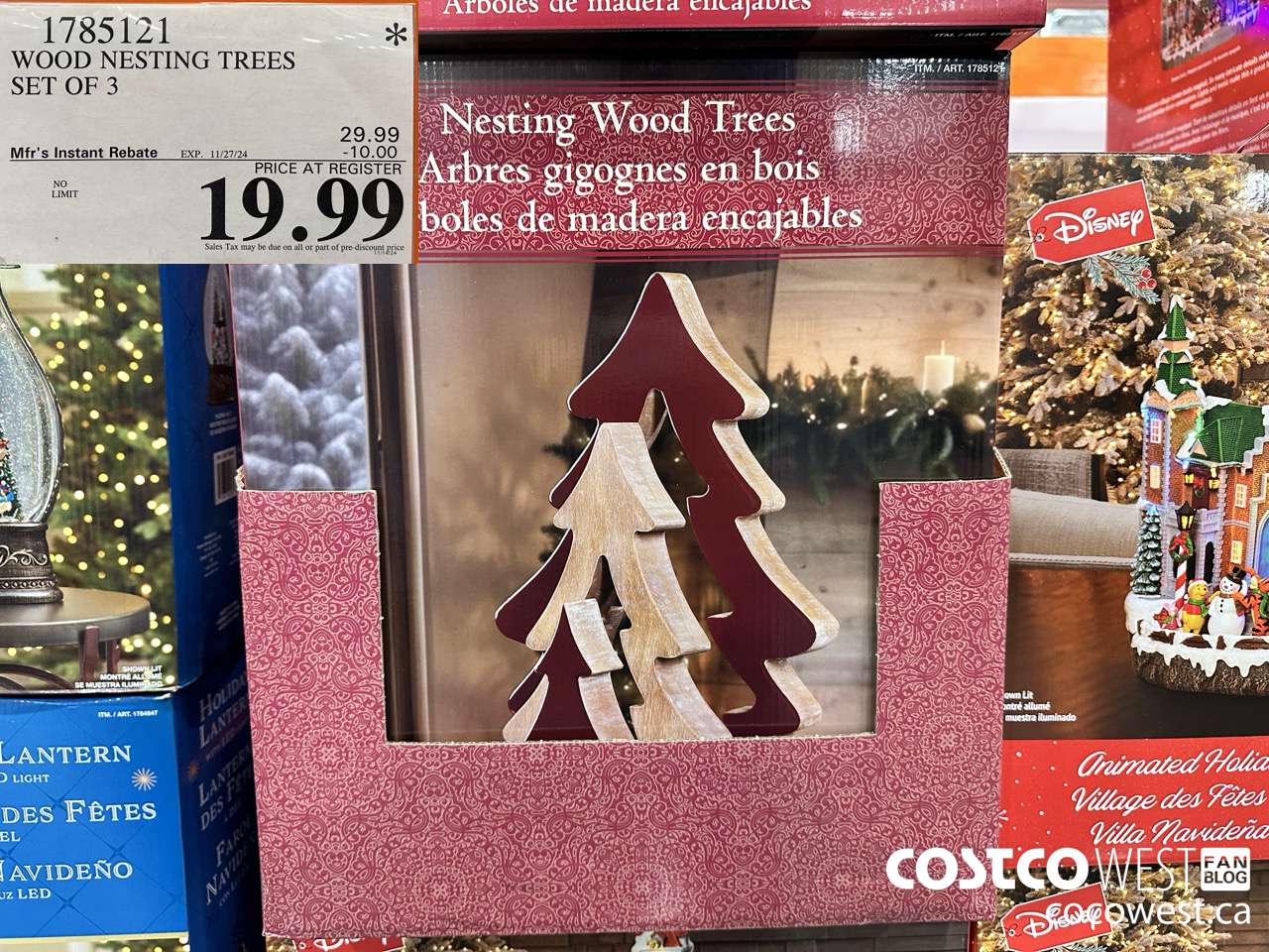 1785121 WOOD NESTING TREES SET OF 3 ($10.00 INSTANT SAVINGS EXPIRES ON 2024-11-27) $19.99